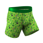 The 3 Leafs To The Wind | St Patricks Day Clovers Ball Hammock® Pouch Underwear - Shinesty