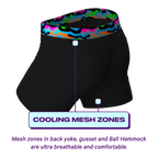 The 80s Called | Black and Neon paradICE™ Cooling Ball Hammock® Pouch Underwear - Shinesty