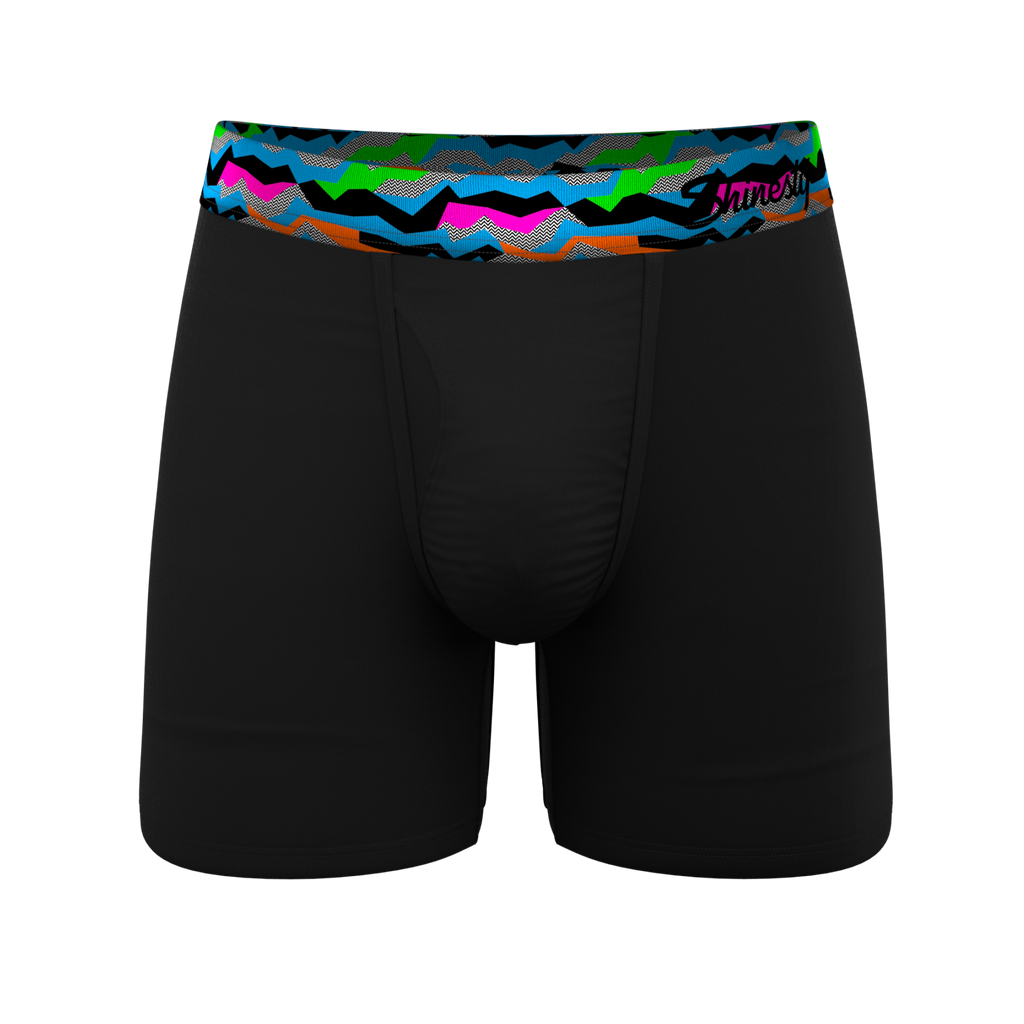 The 80s Called | Black and Neon paradICE™ Cooling Ball Hammock® Pouch Underwear - Shinesty
