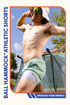 The Concrete Jungle | Sage Ball Hammock® 9 Inch Athletic Shorts - Shinesty