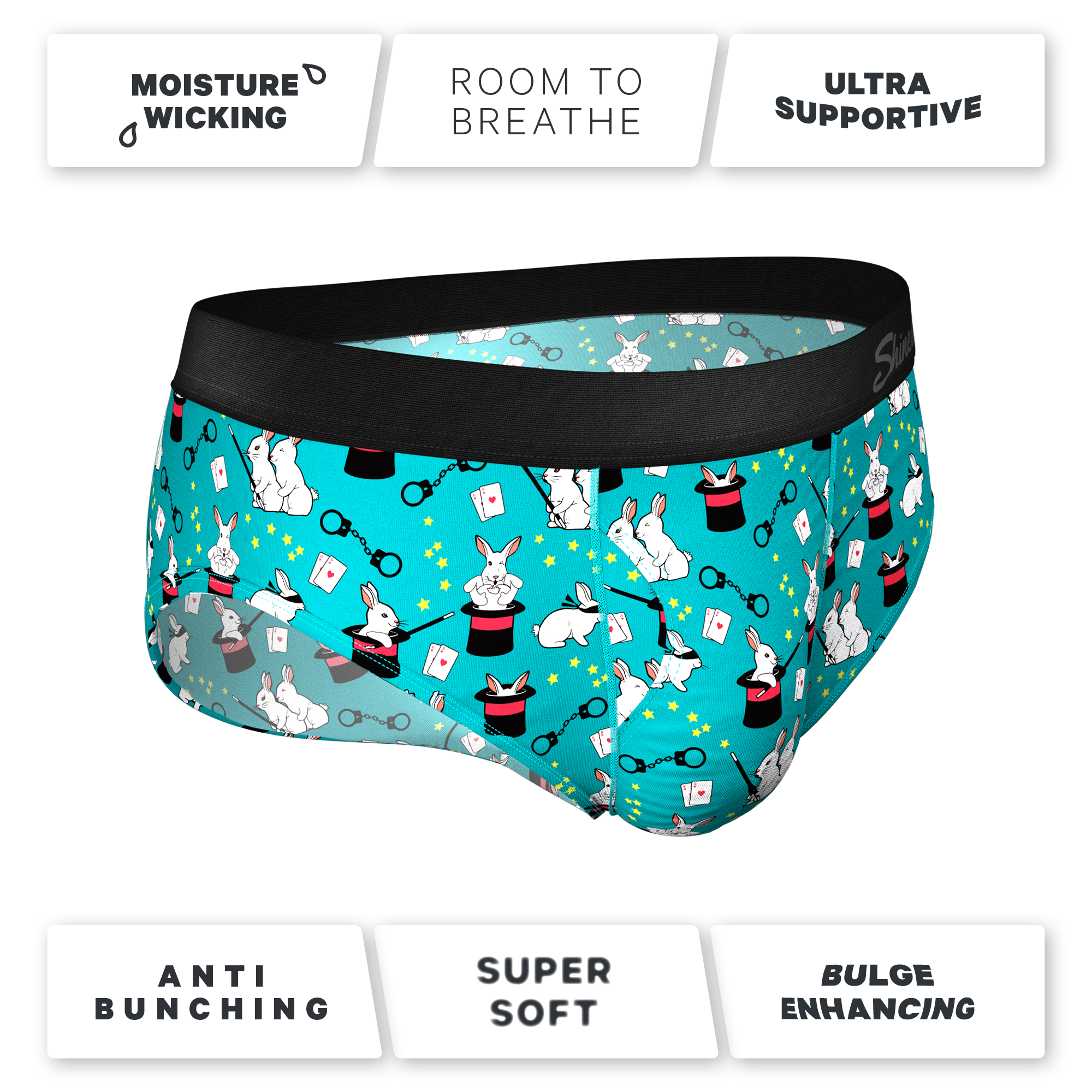 The AbracaDoMe | Magic Bunny Ball Hammock® Pouch Underwear Briefs - Shinesty