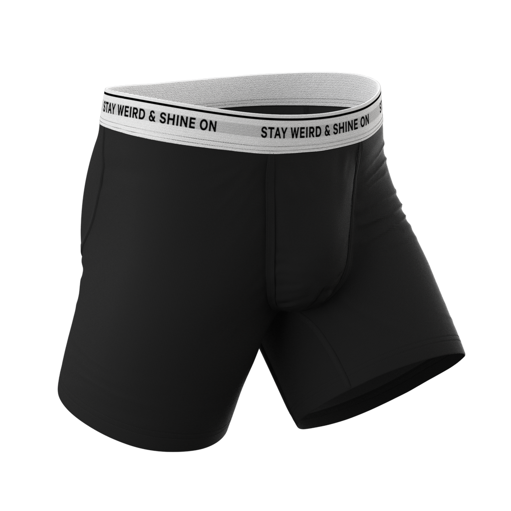 The Anthem | Black Shinesty Ball Hammock® Pouch Underwear - Shinesty