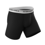 The Anthem | Black Shinesty Ball Hammock® Pouch Underwear - Shinesty