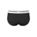 The Anthem | Black Shinesty Ball Hammock® Pouch Underwear Briefs - Shinesty