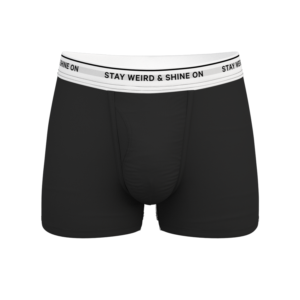 The Anthem | Black Shinesty Ball Hammock® Pouch Trunks Underwear - Shinesty