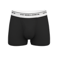 The Anthem | Black Shinesty Ball Hammock® Pouch Trunks Underwear - Shinesty