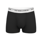 The Anthem | Black Shinesty Ball Hammock® Pouch Trunks Underwear - Shinesty