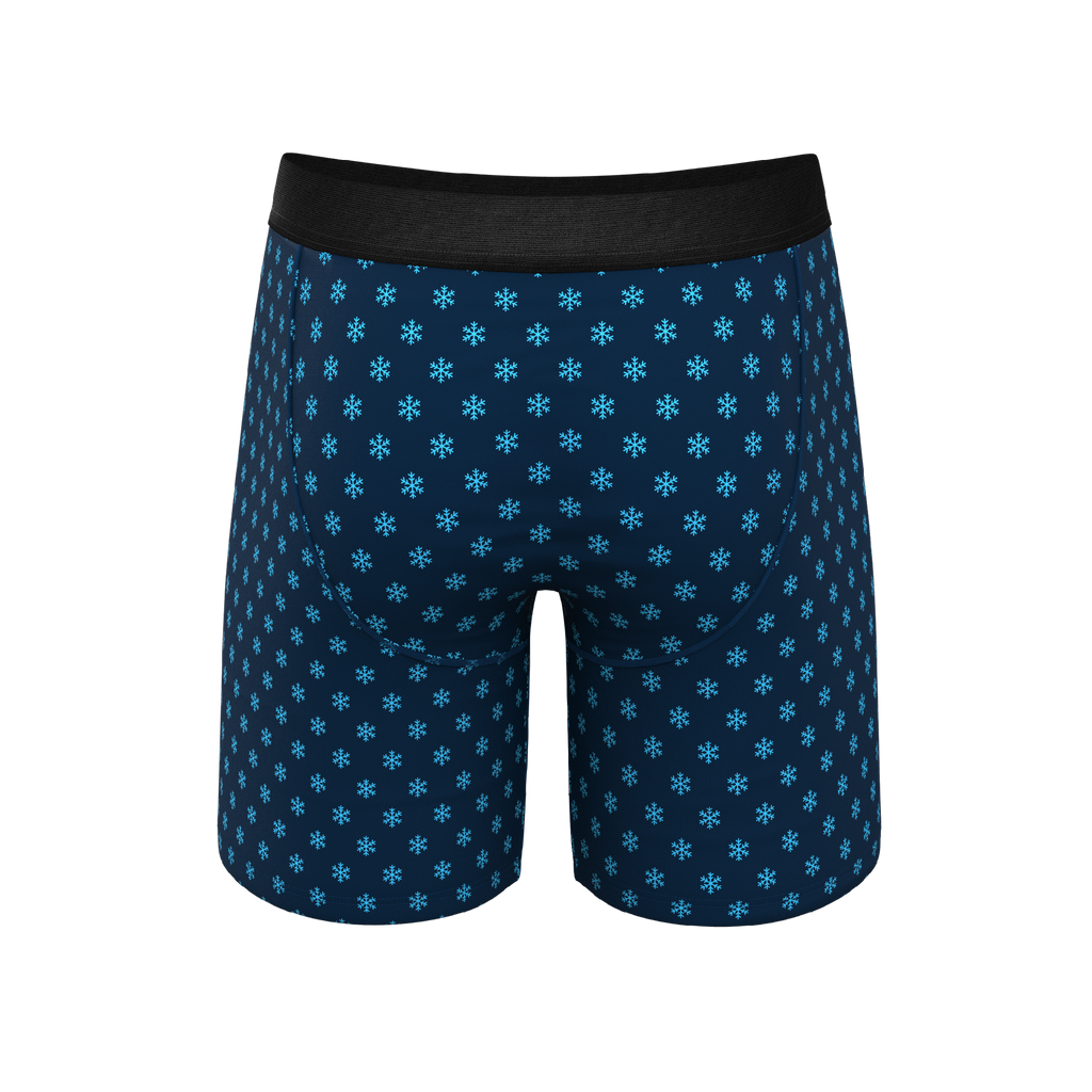 The Avalanche | Color Changing Snowflake Ball Hammock® Boxer - Long Leg - Shinesty