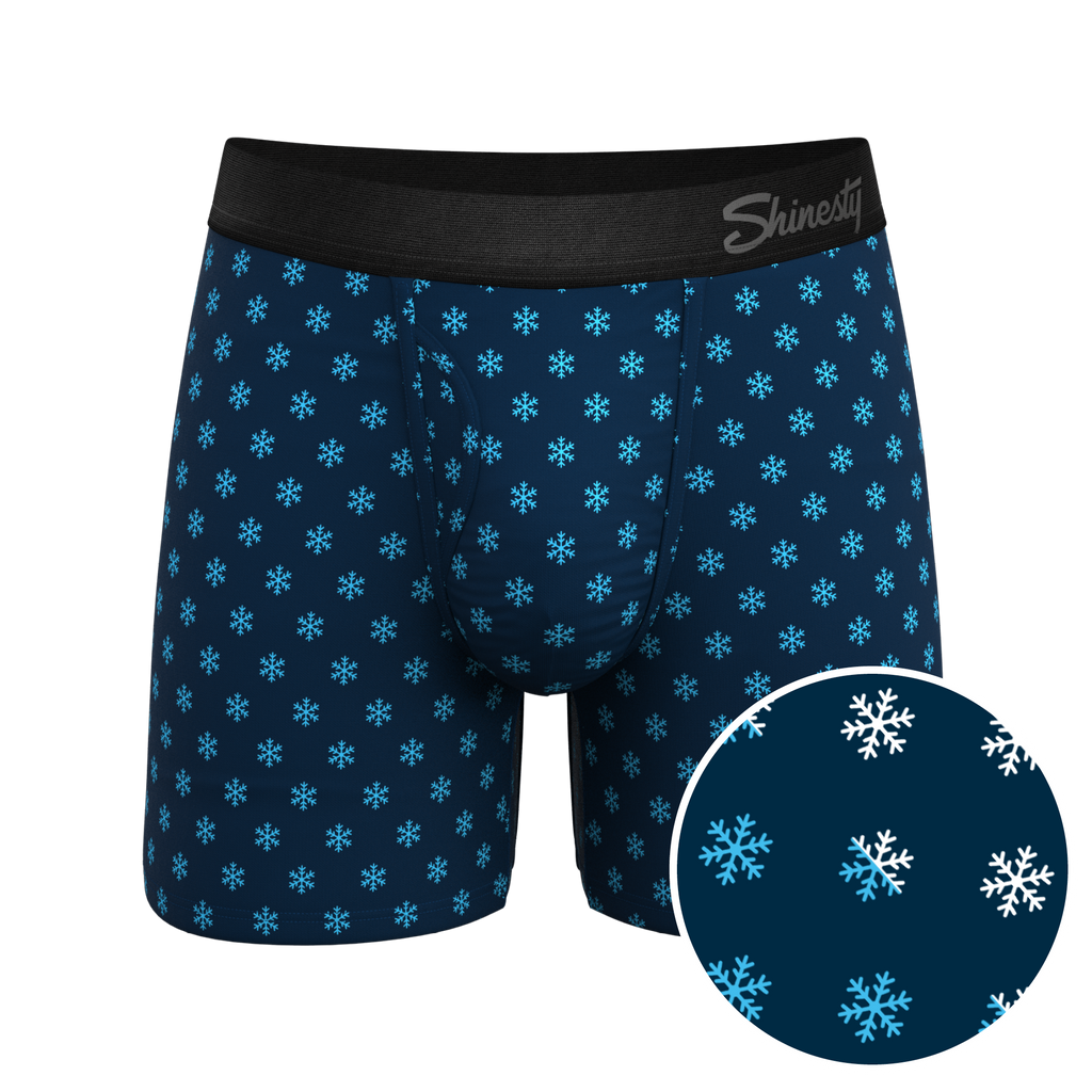 The Avalanche | Color Changing Snowflake Ball Hammock® Pouch Underwear With Fly - Shinesty