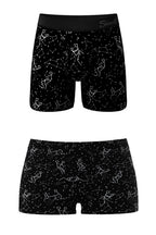 The Big Bang | Constellation Ball Hammock® Boxer With Fly and Boyshort Matching Underwear Pack - Shinesty