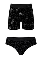 The Big Bang | Constellation Ball Hammock® Boxer With Fly and Cheeky Matching Underwear Pack - Shinesty