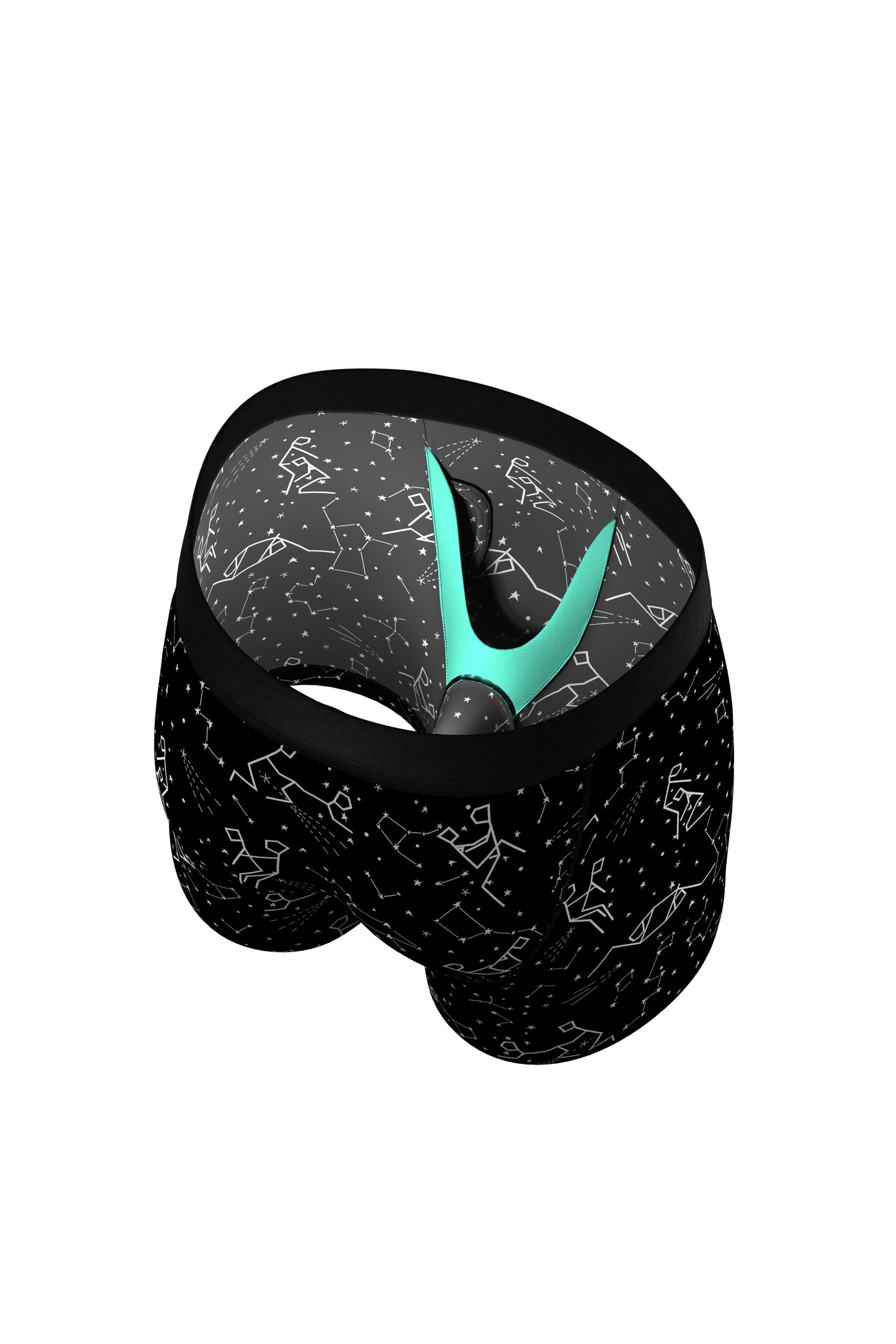 The Big Bang | Constellation Ball Hammock® Boxer With Fly and Boyshort Matching Underwear Pack - Shinesty