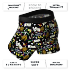 The Ball Street Bets | Stock Market Ball Hammock® Pouch Underwear With Fly - Shinesty