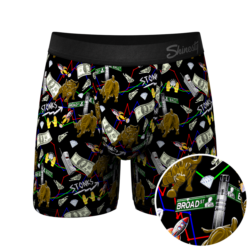 The Ball Street Bets | Wall Street Ball Hammock® Pouch Underwear - Shinesty