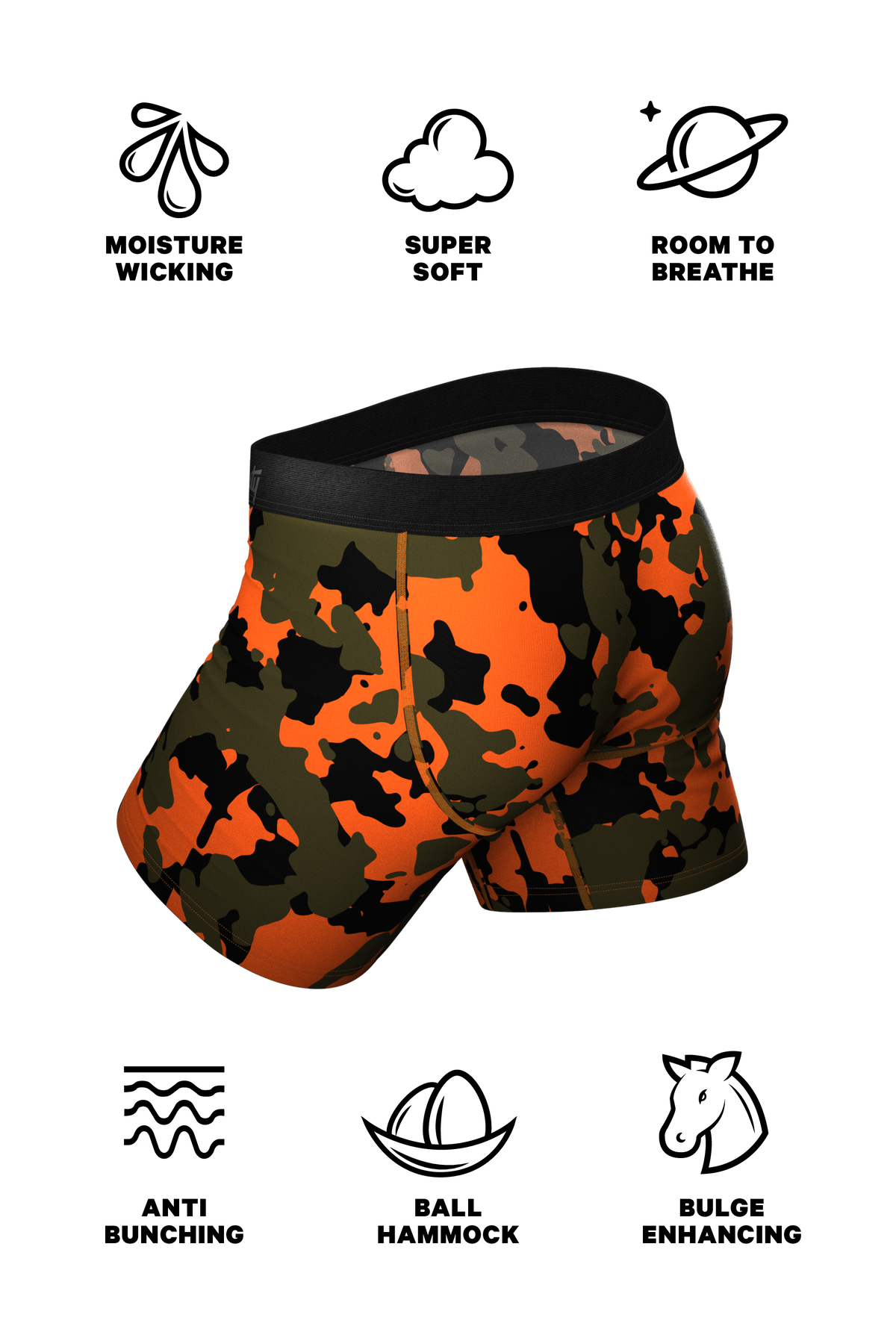 The Bambi Bunchers | Deer Father Son Ball Hammock® Pouch Underwear 2 Pack - Shinesty