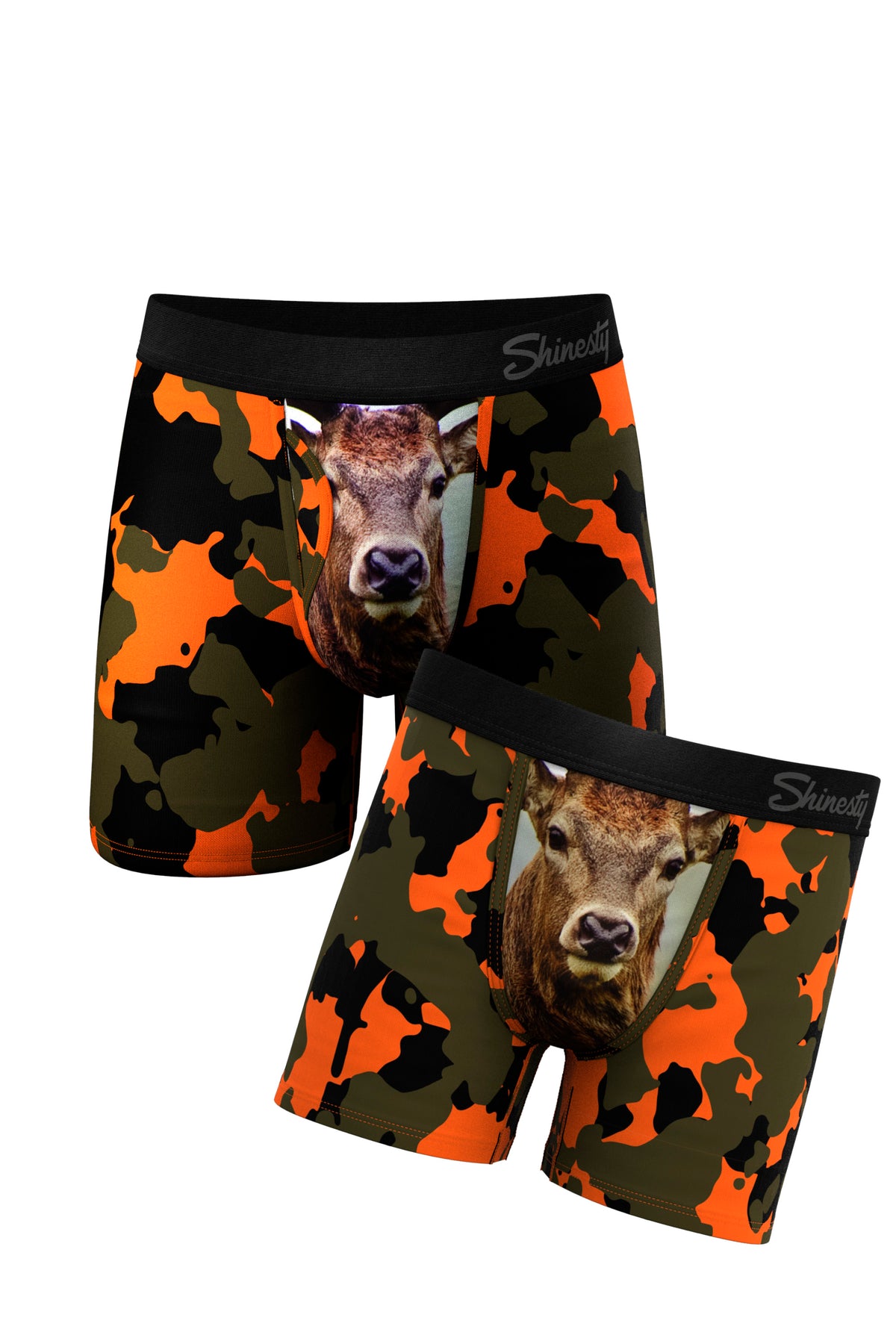 The Bambi Bunchers | Deer Father Son Ball Hammock® Pouch Underwear With Fly 2 Pack - Shinesty
