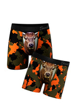 The Bambi Bunchers | Deer Father Son Ball Hammock® Pouch Underwear 2 Pack - Shinesty