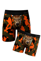 The Bambi Bunchers | Deer Father Son Long Ball Hammock® Pouch Underwear With Fly 2 Pack - Shinesty