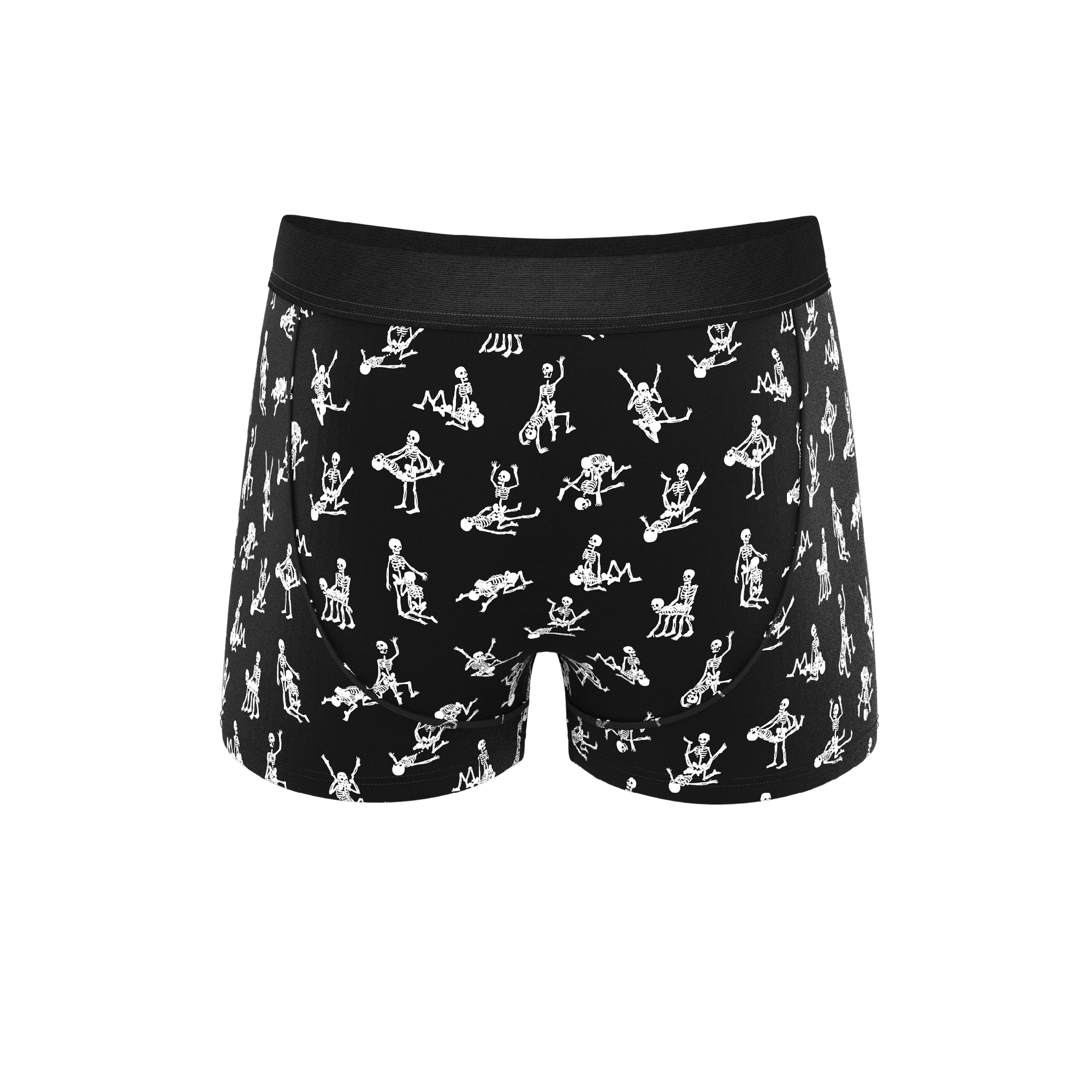 The Bare Back Bones | Glow in the Dark Skeletons Ball Hammock® Pouch Trunks Underwear - Shinesty