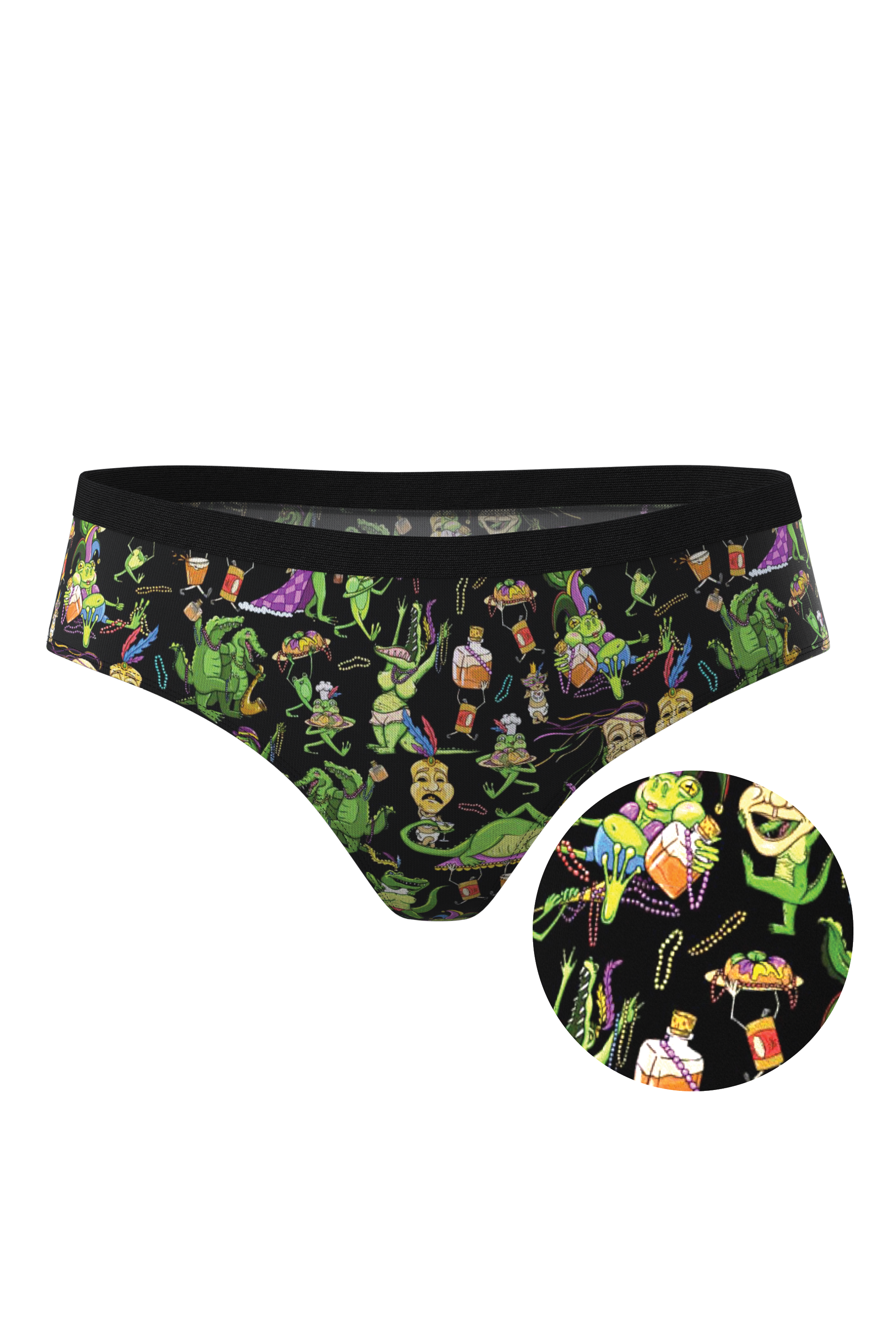 The Bead Hound | Mardi Gras Cheeky Underwear - Shinesty