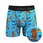 The Bear | Bear and Otter Rainbow Ball Hammock® Pouch Underwear - Shinesty
