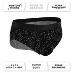 The Big Bang | Glow In The Dark Constellation Ball Hammock® Pouch Underwear Briefs - Shinesty