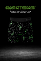 The Big Bang | Glow In The Dark Constellation Ball Hammock® Boxer - Long Leg - Shinesty