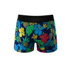 The Big Kahunas | Hawaiian Print Boxer Ball Hammock® Pouch Trunks Underwear - Shinesty