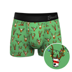 The Blitzened | Reindeer Beer Ball Hammock® Pouch Trunks Underwear - Shinesty
