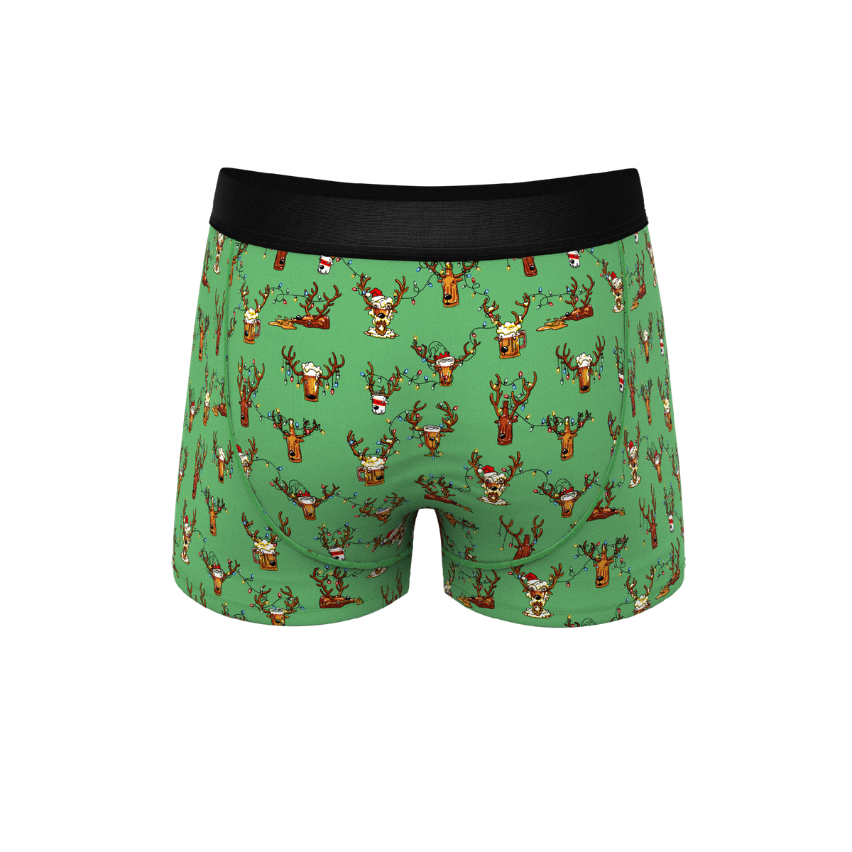 The Blitzened | Reindeer Beer Ball Hammock® Pouch Trunks Underwear - Shinesty