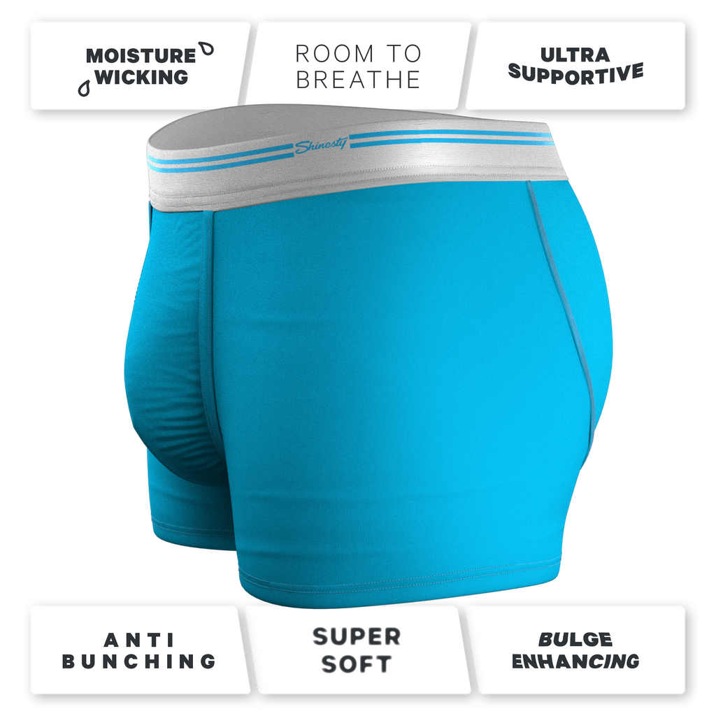The Blue Raspberry | Light Blue Ball Hammock® Pouch Trunks Underwear - Shinesty