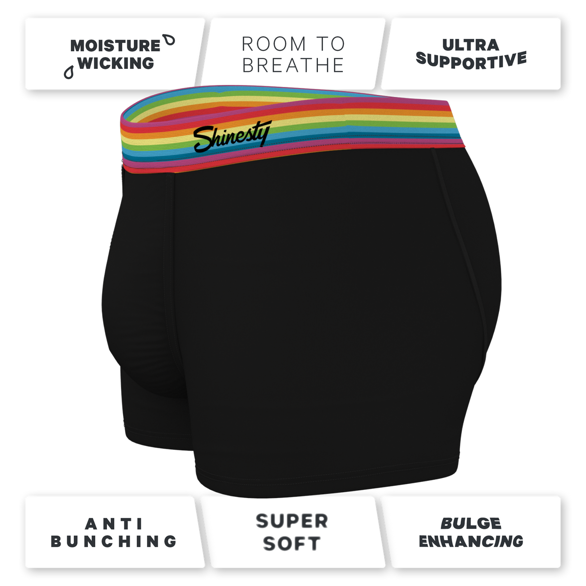 The Bona Fide Pride | Pride Ball Hammock® Pouch Trunks Underwear - Shinesty