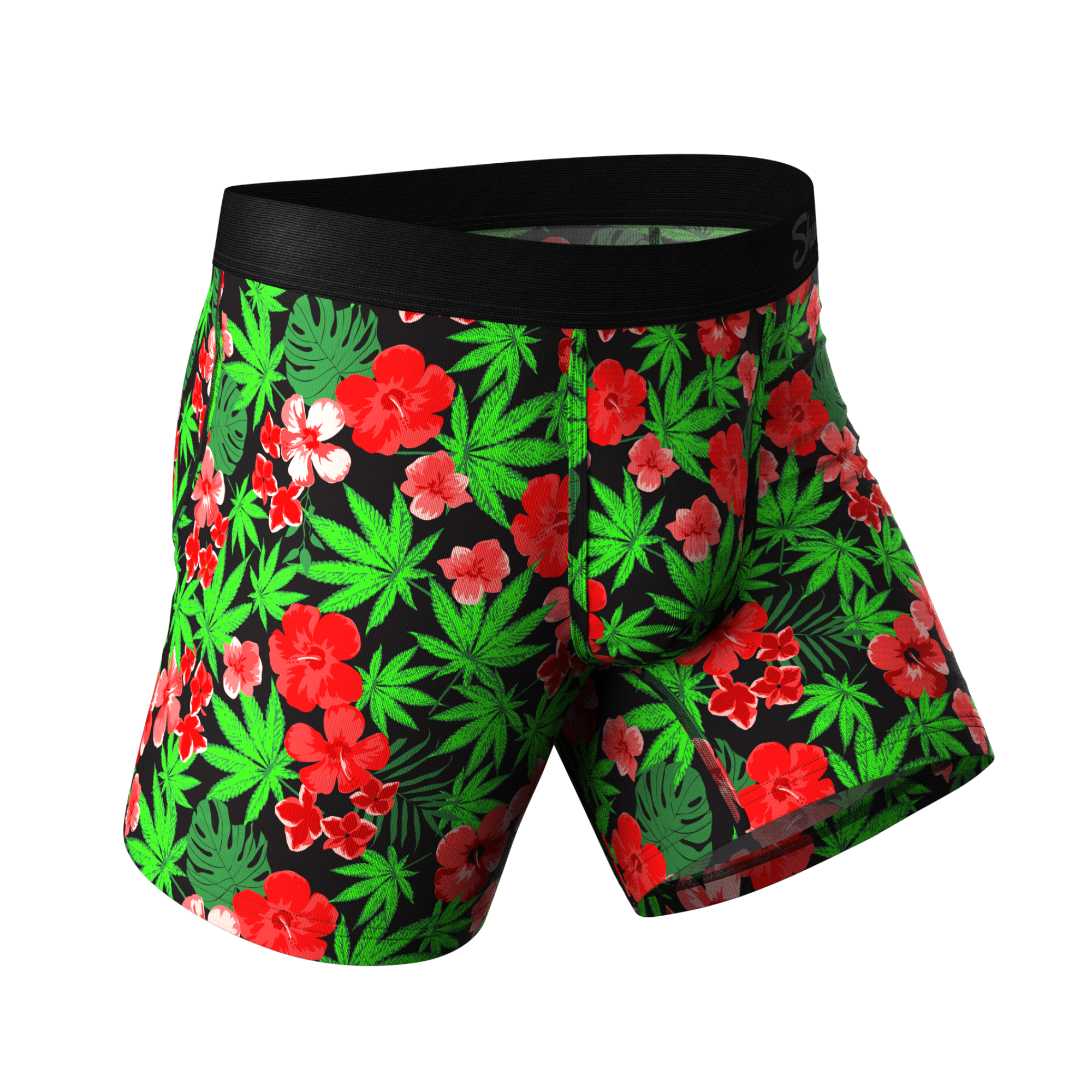 The Bongstera | Tropical Weed Ball Hammock® Pouch Underwear - Shinesty