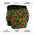 The Bongstera | Tropical Weed Ball Hammock® Pouch Trunks Underwear - Shinesty
