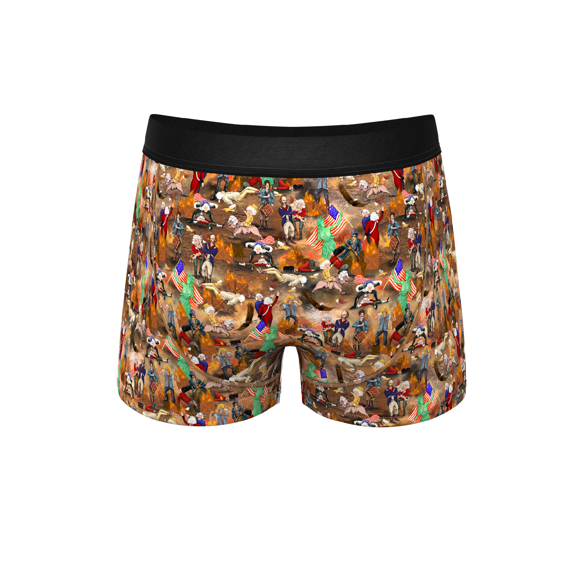 The Boston Tea Bag Party | Patriotic Ball Hammock® Pouch Trunk Underwear - Shinesty