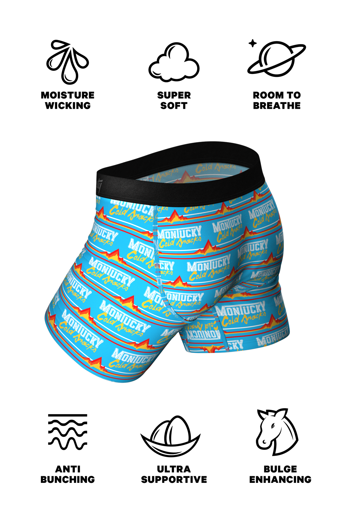 The Bozeman | Montucky Ball Hammock® Pouch Underwear With Fly - Shinesty