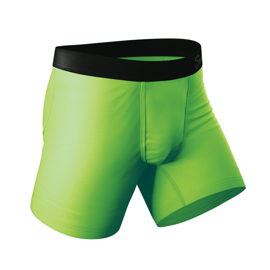 The Supernova | Bright Green Ball Hammock® Pouch Underwear - Shinesty