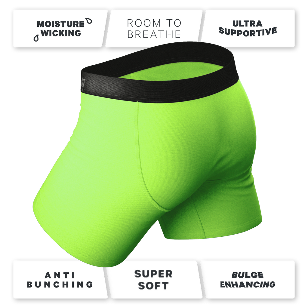 The Supernova | Bright Green Ball Hammock® Pouch Underwear - Shinesty