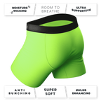 The Supernova | Bright Green Ball Hammock® Pouch Underwear - Shinesty