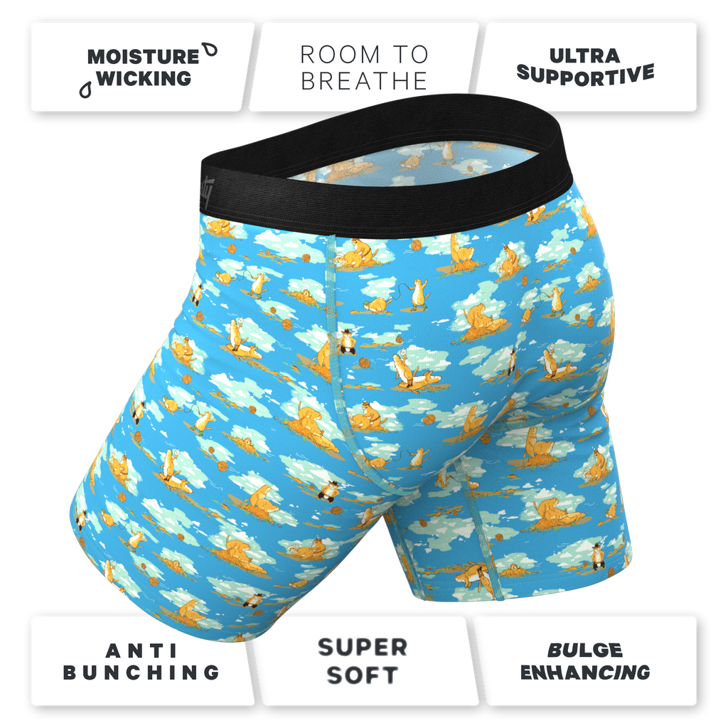 The Brokeback Mounted | Prairie Dog Ball Hammock® Boxer - Long Leg - Shinesty