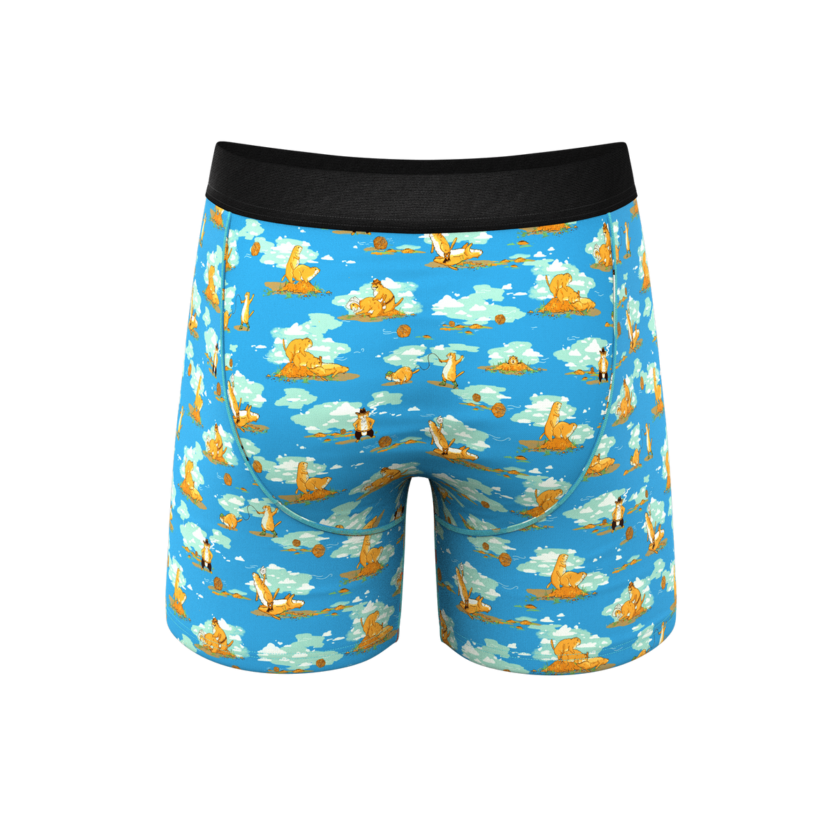 The Brokeback Mounted | Prairie Dog Ball Hammock® Pouch Underwear With Fly - Shinesty