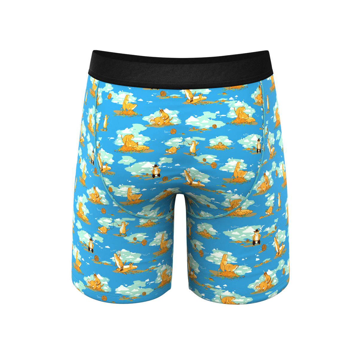 The Brokeback Mounted | Prairie Dog Ball Hammock® Boxer - Long Leg - Shinesty
