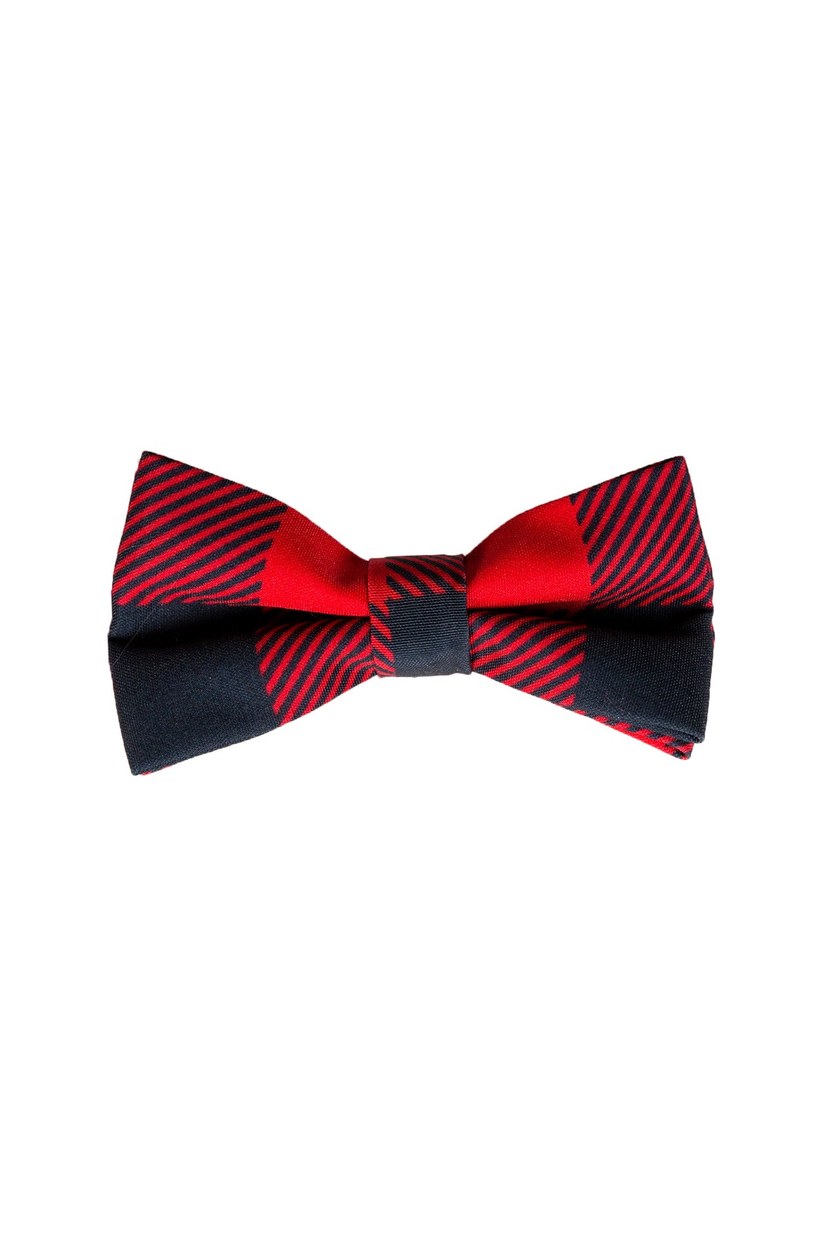 The Red & Black Lumberjack | Buffalo Check Bow Tie - Shinesty