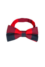 The Red & Black Lumberjack | Buffalo Check Bow Tie - Shinesty