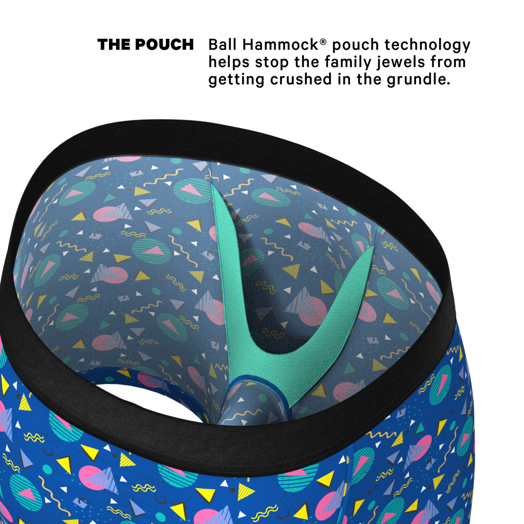 The Bus Stop | Retro Shapes Ball Hammock® Pouch Underwear - Shinesty