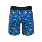 The Bus Stop | Retro Shapes Ball Hammock® Boxer - Long Leg - Shinesty