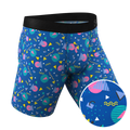 The Bus Stop | Retro Shapes Ball Hammock® Boxer - Long Leg - Shinesty