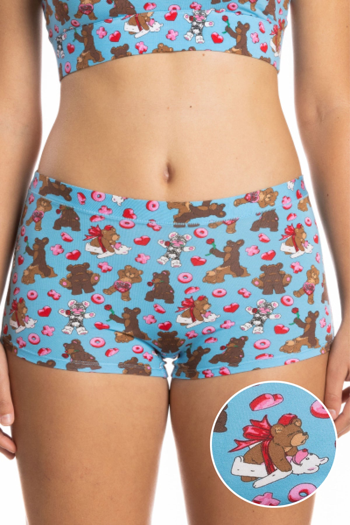 The Stuffed Animal | Teddy Bear Modal Boyshort Underwear - Shinesty