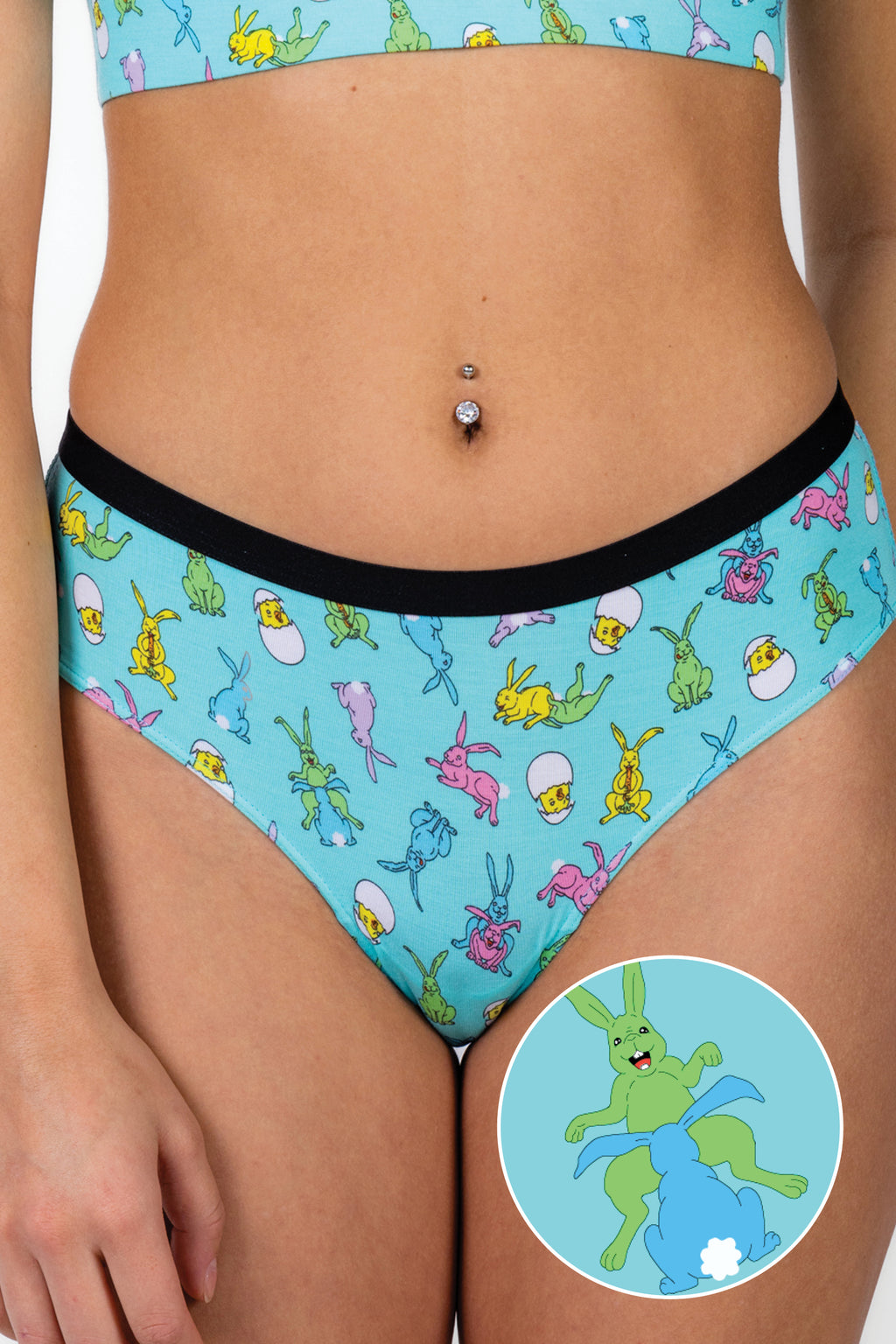 The Like Rabbits | Easter Animals Cheeky Underwear - Shinesty