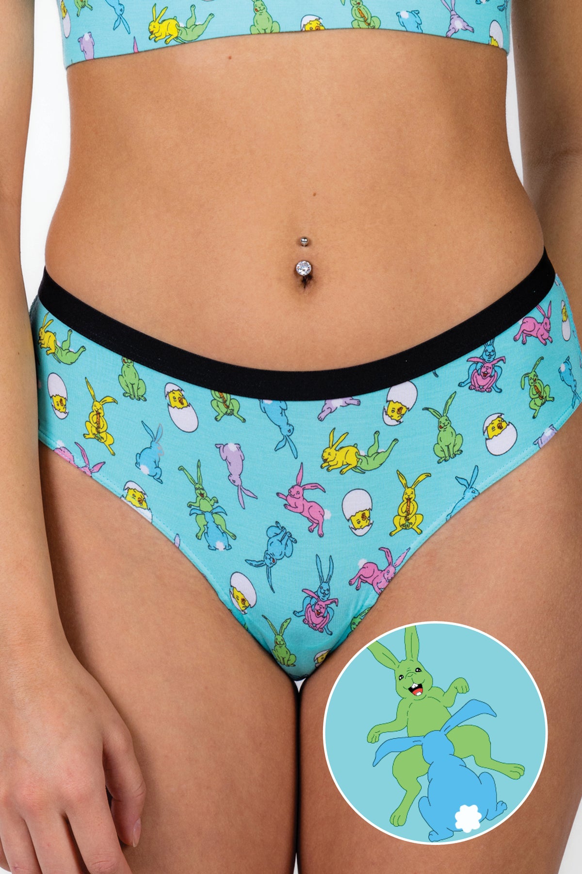 The Like Rabbits | Easter Animals Cheeky Underwear - Shinesty